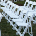 Muebles de jardín silla plegable de plástico de boda moderna